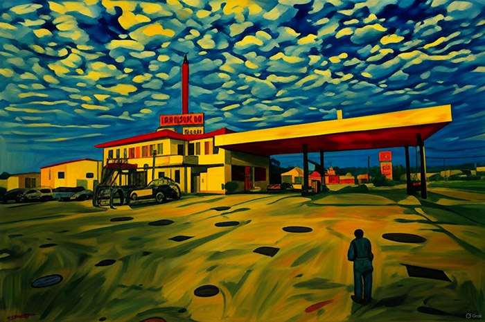 lloc-painting-700 lucky lady oil painting